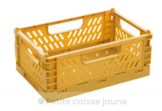 PETITE CAISSE  JAUNE