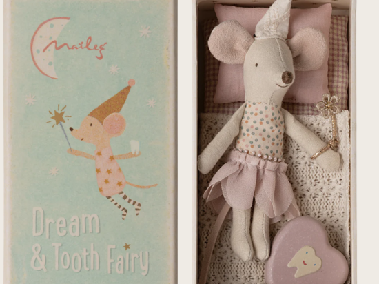 TOOTH FAIRY MOUSE, LITTLE SISTER IN MATCHBOX