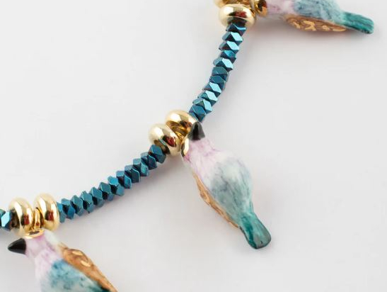 PINK&BLUE BIRD BRACELET - ESPRITLIBREP2