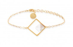 BRACELET MAILLE - PYRAMIDE