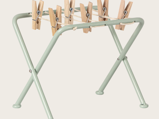 ETENDOIR AVEC PINCES A LINGE, MINIATURE