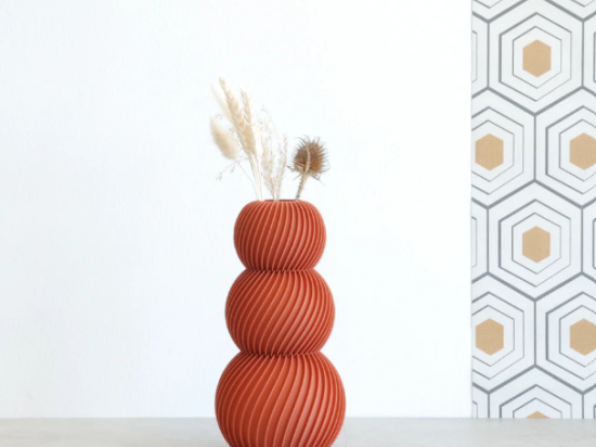 VASE FLAMANT TWIST - SMALL 