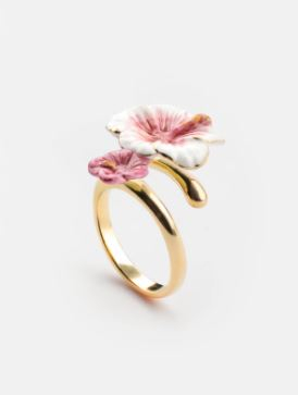 HIBISCUS FACE TO FACE RING - ALOHA /  BAGUE HIBISCUS