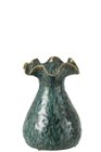 VASE RONNY IRR ARGIL BL S (18x18x25cm)