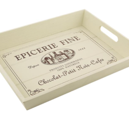 PLATEAU RECTANGULAIRE BOIS -L40 - EPICERIE FINE