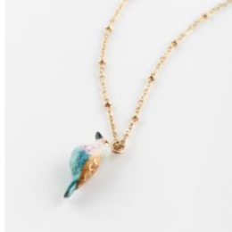 PINK&BLUE BIRD NECKLACE - ESPRITLIBREP2