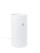 PORCELAIN LAMP GOLDEN LEAF