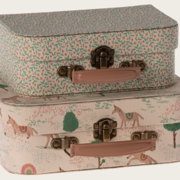 LOT DE VALISES , 2 PIECES