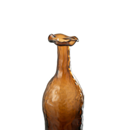 VASE ECLOSION - VERRE MARON - S