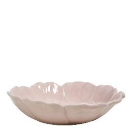 COUPELLE TULIPE EN GRÈS ROSE CLAIR DIA 19 X 4,7 CM