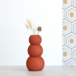 VASE FLAMANT TWIST - SMALL 