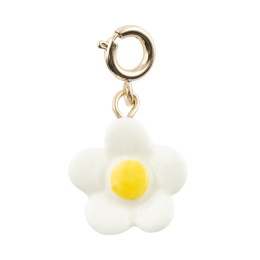 WHITE FLOWER  CHARM'S - CANDY / Charm's FLEUR BLANCHE COEUR JAUNE