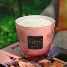 BOUGIE MARBLE PINK