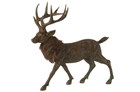 CERF FOURRURE RESIN BRUN L (39x18x39cm)
