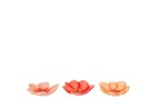 PLAT DECO FLEURS DOLO MIX ASS3 (13x12.5x3.5cm)